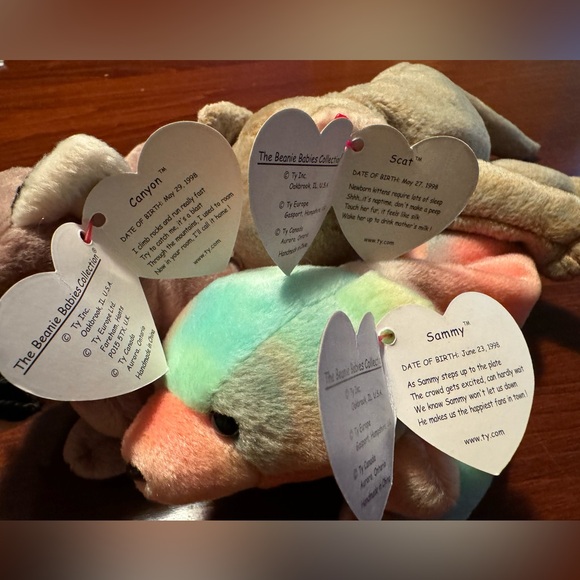 Ty BEANIE BABIES year 1998 - 10 in lot - Picture 7 of 7